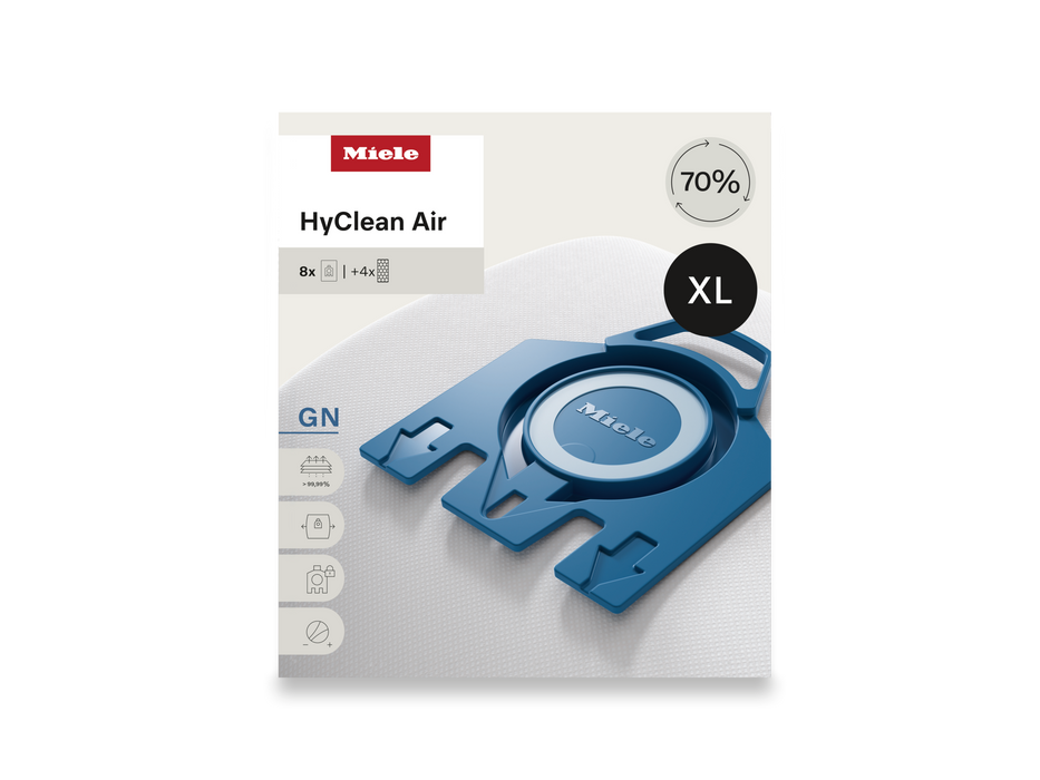 Miele GN XL HyClean Air Vacuum Bags (8-Pack)