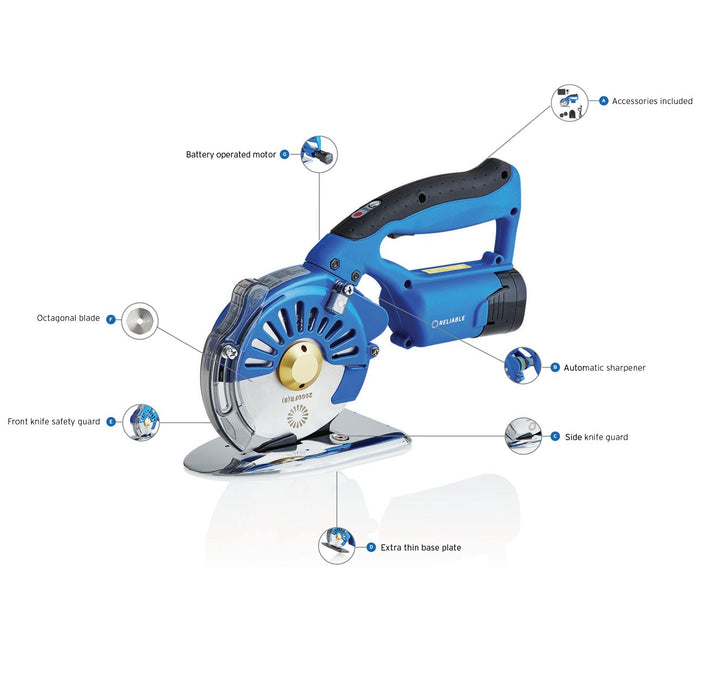 2000FR Cordless Cloth Cutting Machine