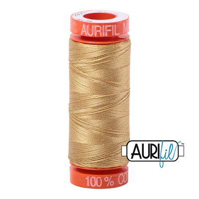Aurifil 50wt 200m 2920 Light Brass