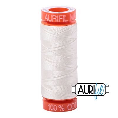 Aurifil 50wt 200m 2026 Chalk