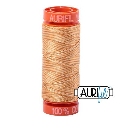 Aurifil 50wt 200m Variegated 4150 Creme Brulee