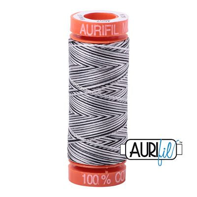 Aurifil 50wt 200m Variegated 4652 Licorice Twist