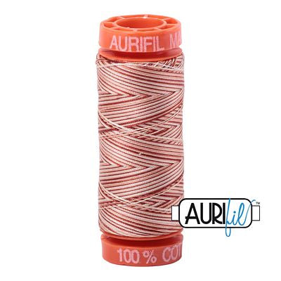 Aurifil 50wt 200m Variegated 4656 Cinnamon Sugar
