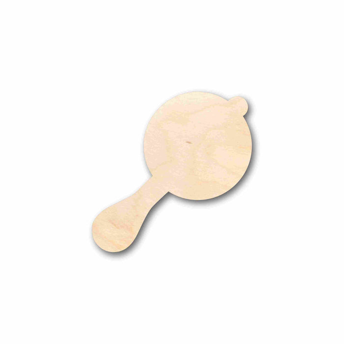 Unfinished Wood Baby Rattle Silhouette - Craft- up to 46" DIY