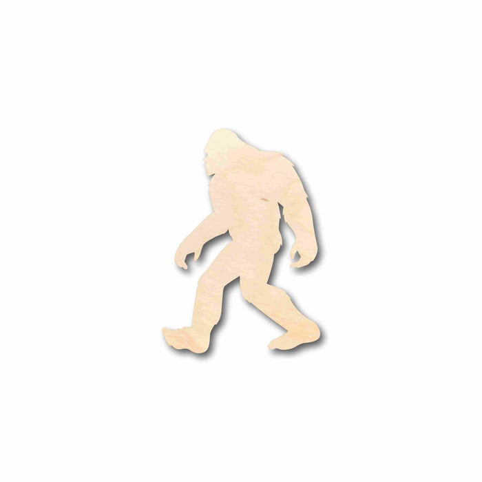 Unfinished Wood Bigfoot Sasquatch Silhouette - Craft- up to 46" DIY