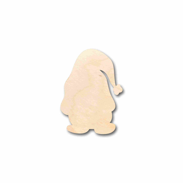 Unfinished Wood Christmas Gnome Silhouette - Craft- up to 46" DIY