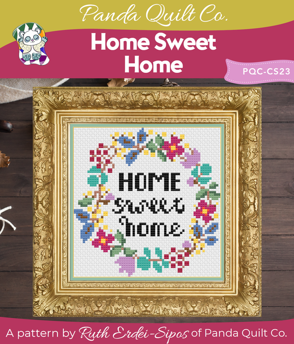 Home Sweet Home Downloadable Cross Stitch Pattern
