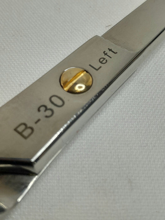 Left handed barber scissors 7"