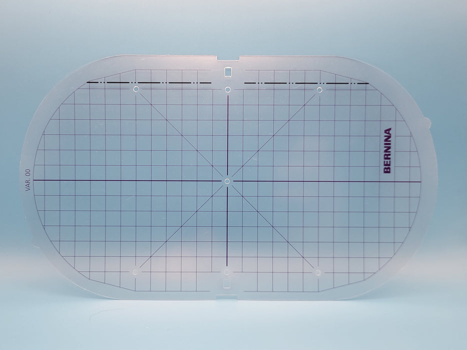 Embroidery Template for Large Oval Hoop with Black line for SDT Mod