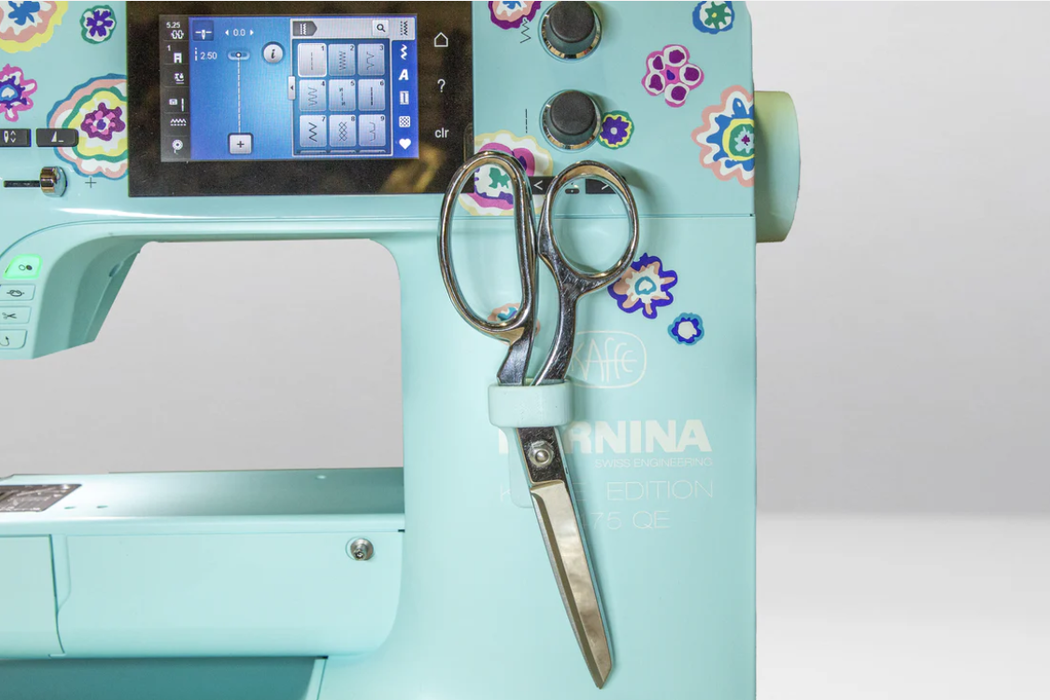 Stick On Scissor Holder - Aqua