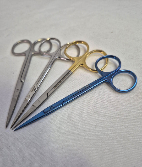 Iris Scissor, Straight 4.5" (4 options)