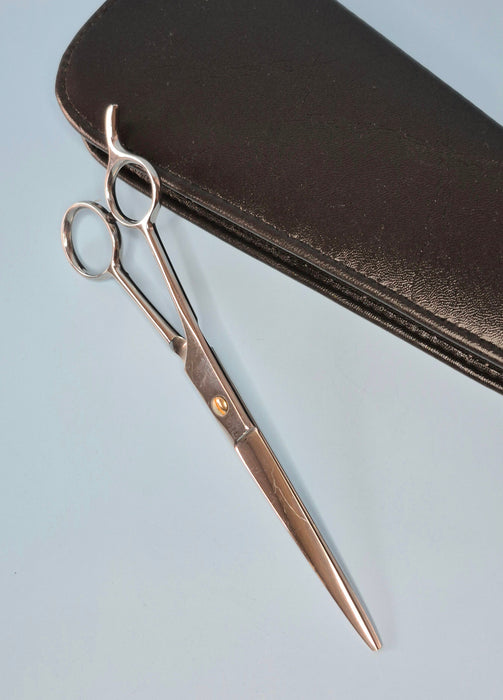 Left handed barber scissor 7"