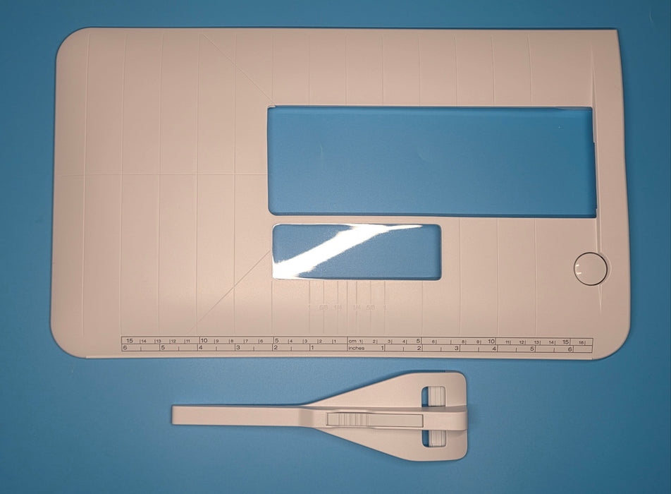 Slide-On Tray and Seam Guide Combo