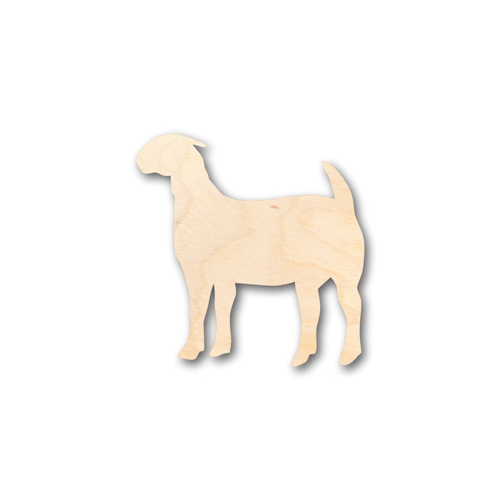Unfinished Wood Goat Boer Farm Animal Shape - Craft - up to 46" DIY