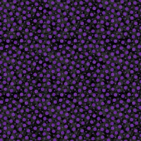 WL Frightful Night 20510 966 Black/Purple Halloween Dots