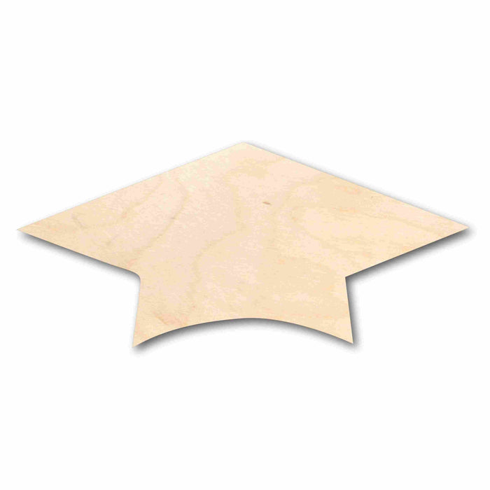 Unfinished Wood Graduation Cap Silhouette - Craft- up to 46" DIY