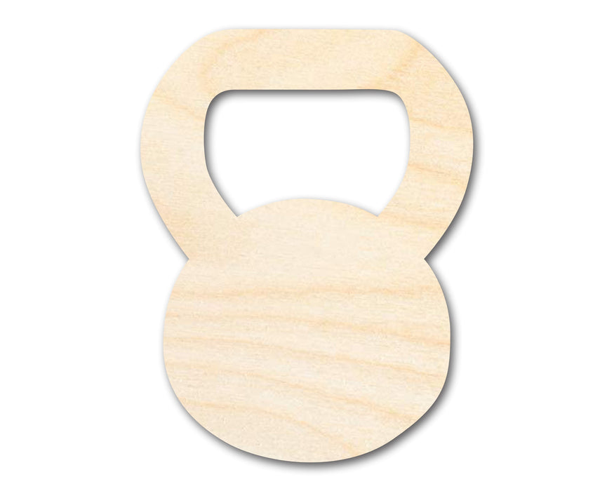 Unfinished Wood Kettle Ball Shape | Fitness Craft Cutout | up to 46" DIY