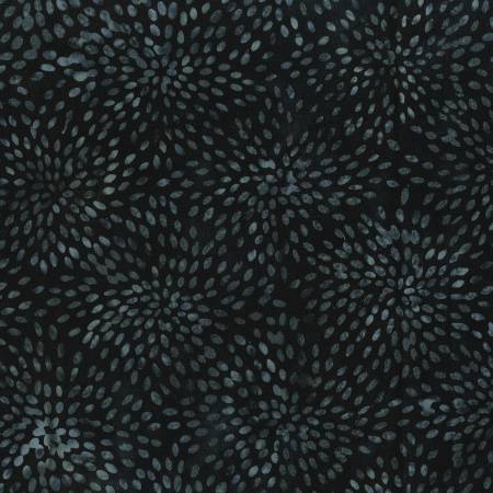 AF Black Mini Petals Batik