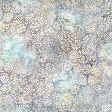 WL Light Blue Paisley Batik