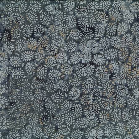 WL Grey Paisley Batik