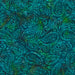 WL Blue/Green Leafy Paisley Batik