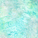WL Cream/Green Stacked Feathers Batik