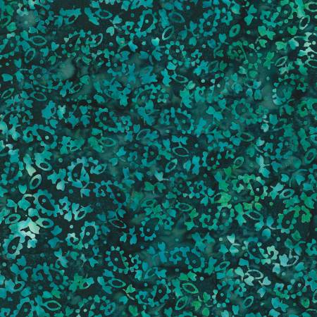 WL Dark Blue Mini Paisley Batik