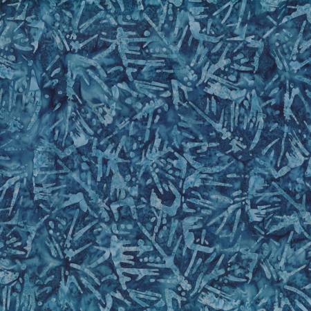 WL Blue Banana Leaf Batik 22279-444