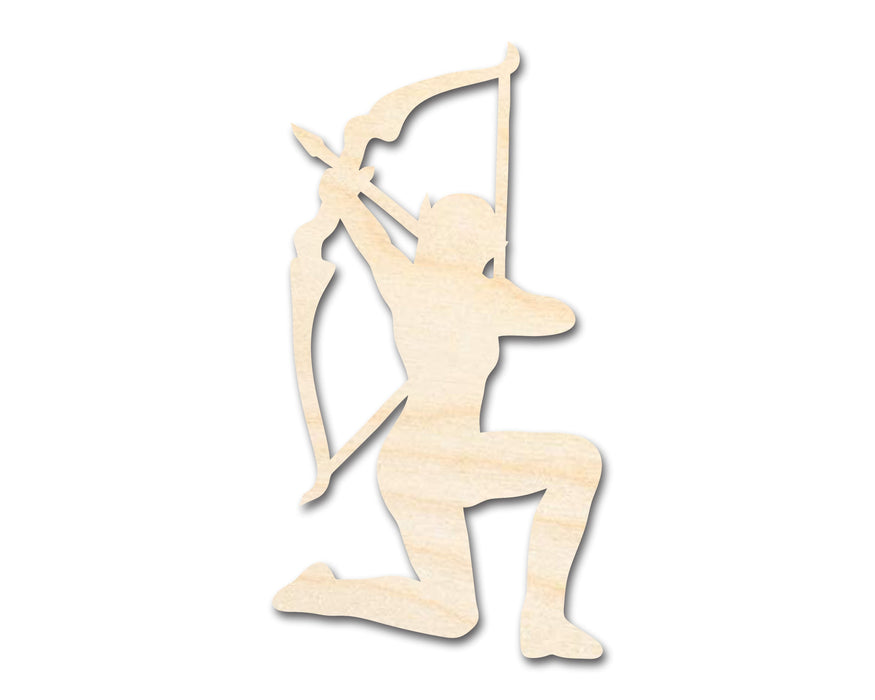 Unfinished Wood Elven Archer Shape - Craft - up to 46"