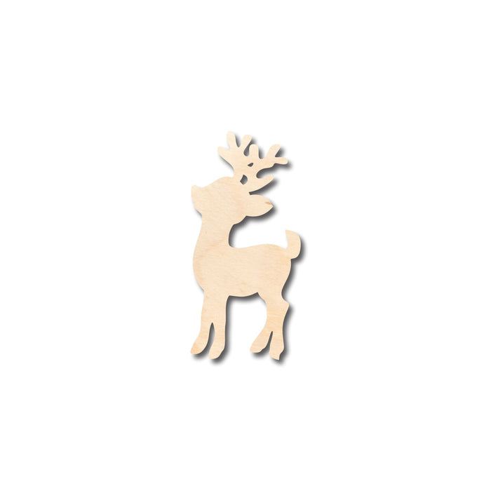 Unfinished Wood Santa's Reindeer Shape - Craft - up to 46" DIY