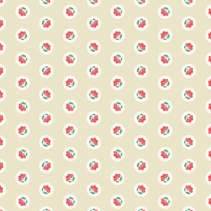 Little Bo - Dot Blossoms - Watermelon