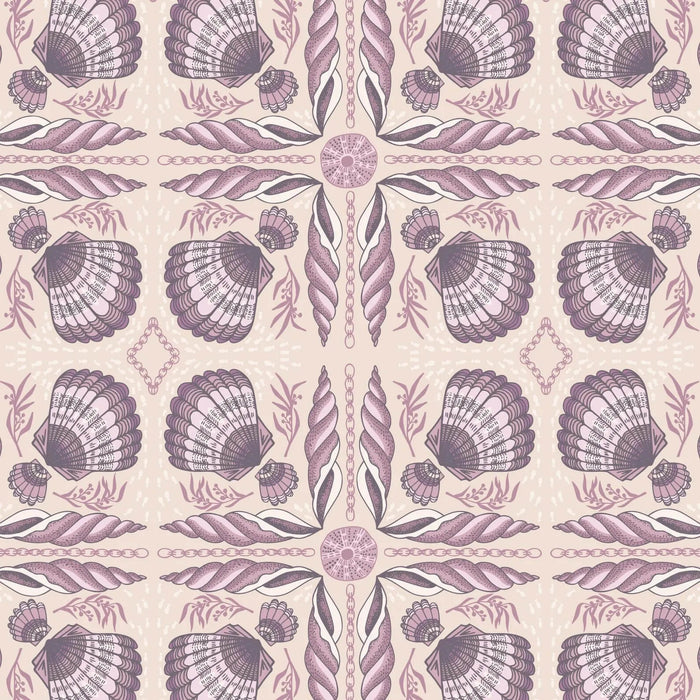 Seashell Serenade - Shell Tile - Beige