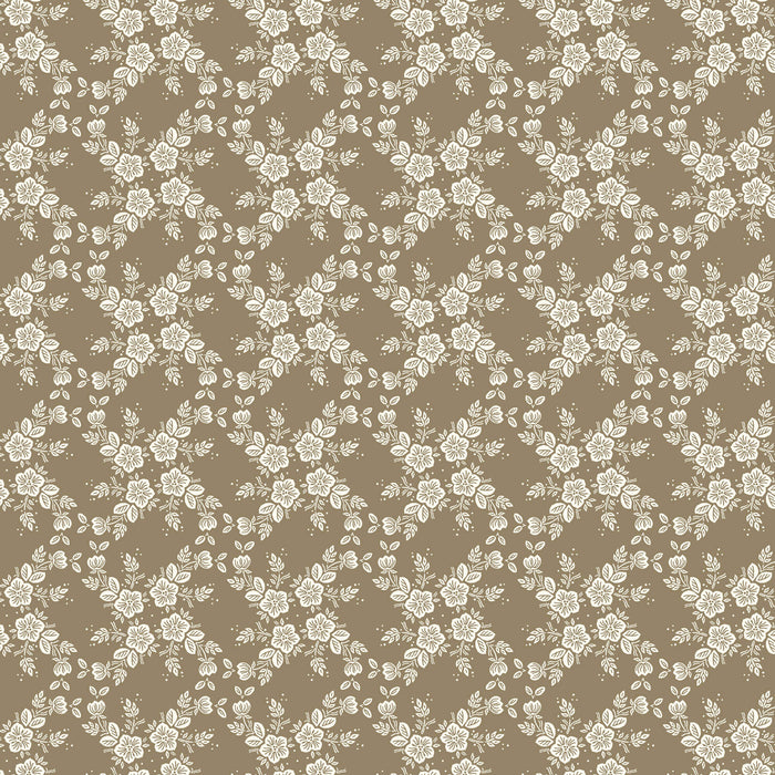 Cottage Garden - Lattice Vine - Brown