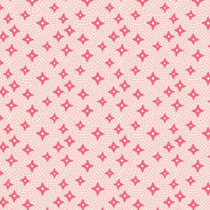 Bohemian Paradise - Tiles and Stars - Pink