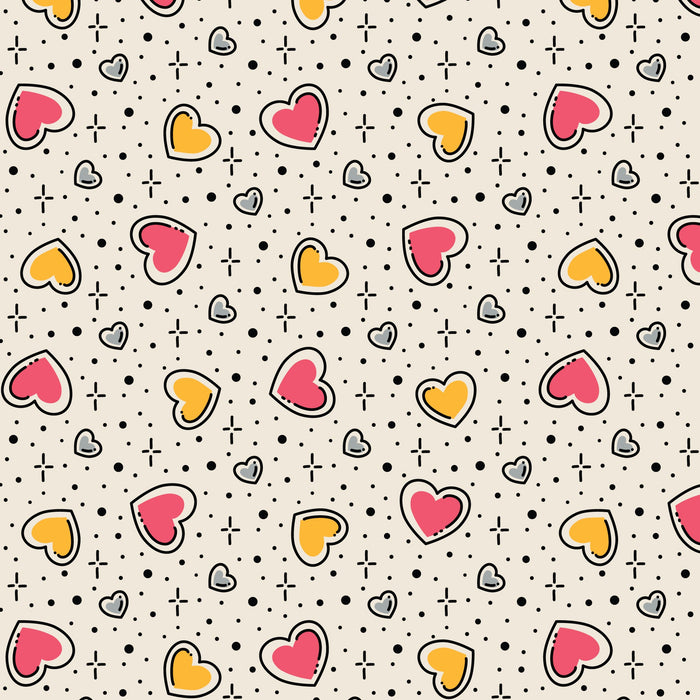 Love Struck Love Ink 3386 Cotton 44”/45” Fabric Per Yard