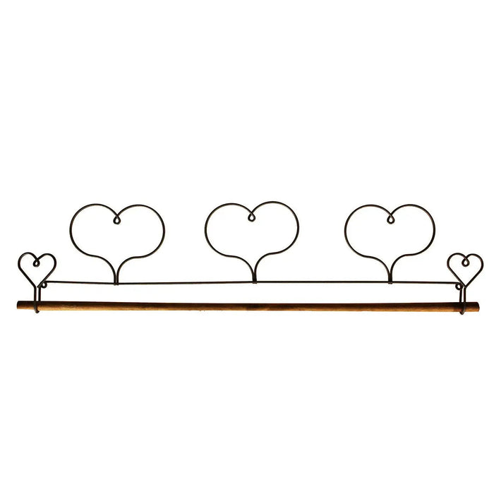 22in Triple Heart Fabric Holder