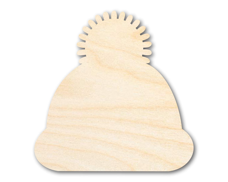 Unfinished Wood Winter Hat Silhouette | DIY Winter Craft Cutout | up to 46" DIY