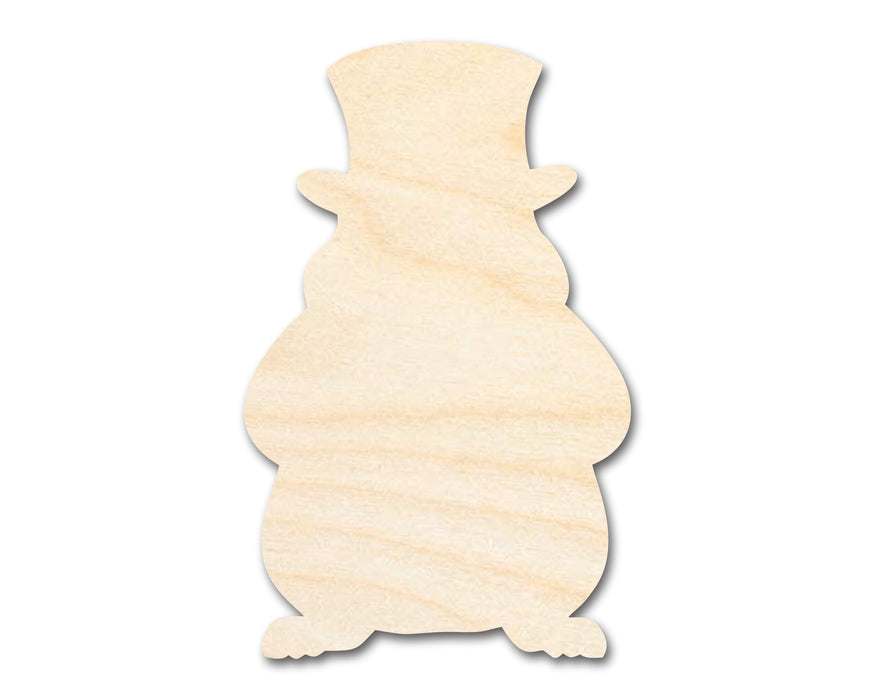 Unfinished Wood Groundhog Shape | Groundhog Day | DIY Craft Cutout | up to 46" DIY