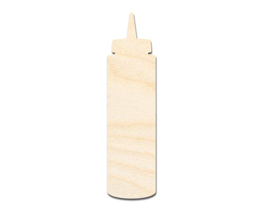 Unfinished Condiment Bottle Shape | DIY Craft Cutout | up to 46" DIY