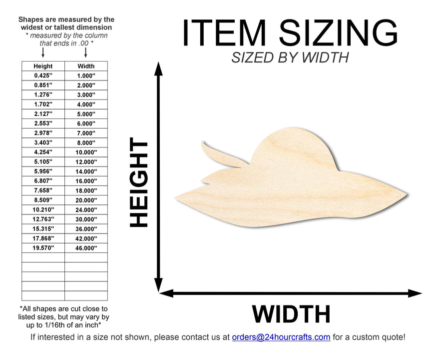 Unfinished Fascinator Hat Shape | DIY Craft Cutout | up to 46" DIY