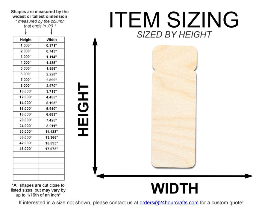 Unfinished Wood Pool Raft Shape | DIY Craft Cutout | up to 46" DIY