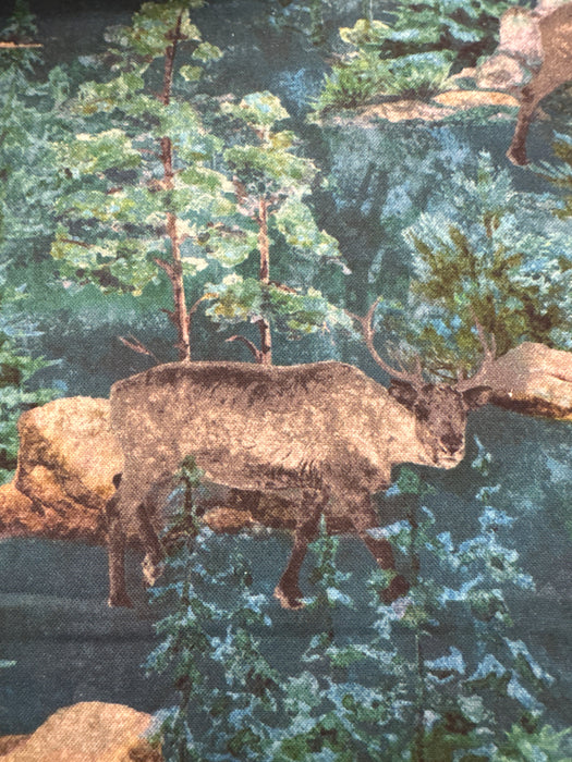 NC Stonehenge Migration Dark Teal Multi Caribou