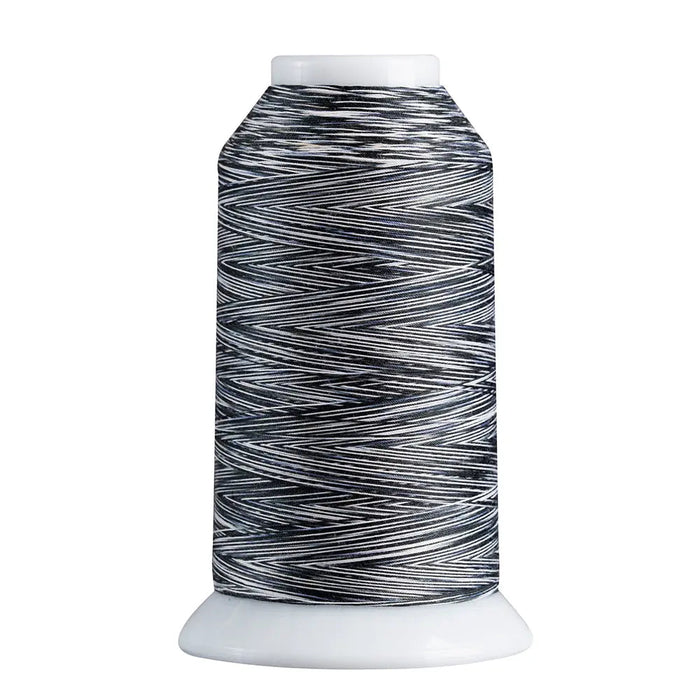 815 Black/White Superior Spirit Variegated Polyester Thread