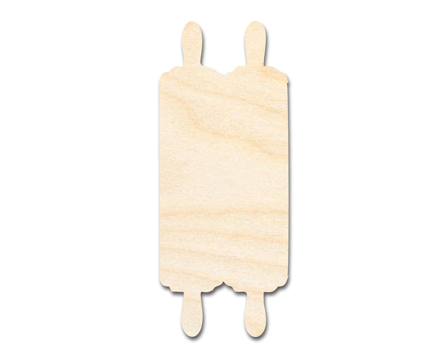 Unfinished Wood Torah Scroll Shape | DIY Craft Cutout | up to 46" DIY