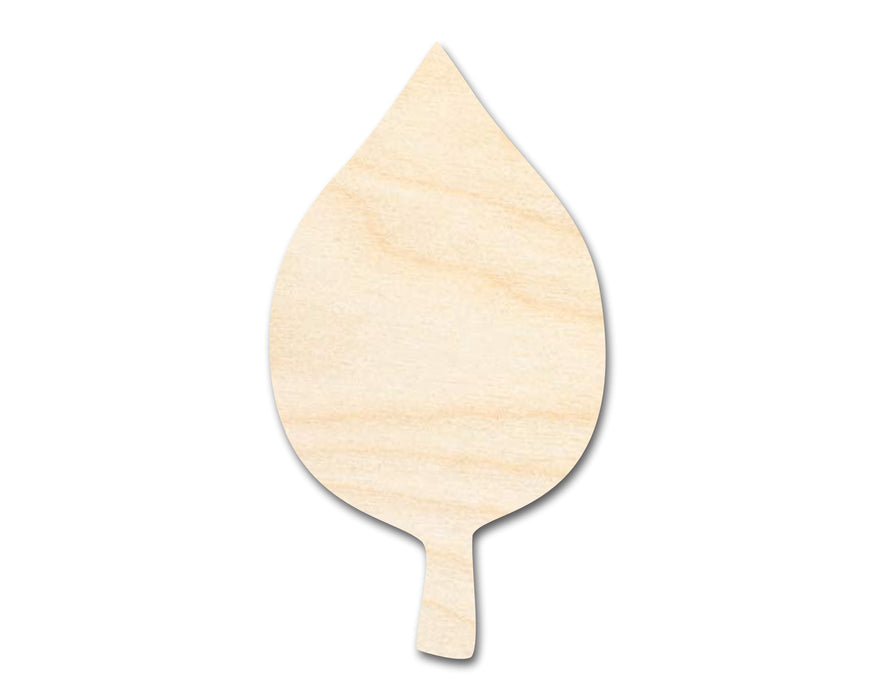 Unfinished Wood Simple Fall Leaf Shape | DIY Craft Cutout | up to 46" DIY