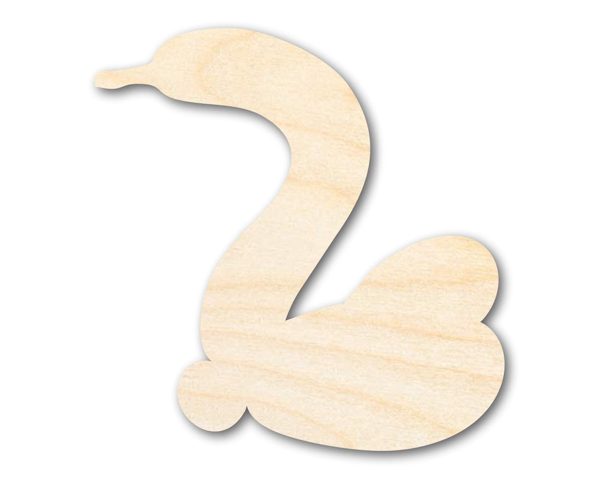 Unfinished Wood Balloon Swan Shape | DIY Craft Cutout | up to 46" DIY