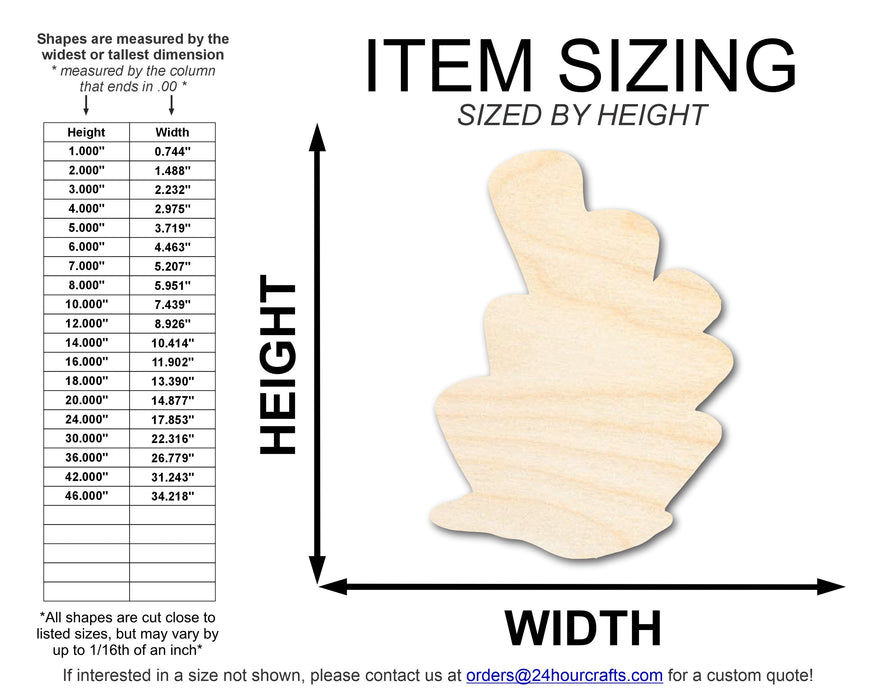 Unfinished Wood Coral Shape | DIY Craft Cutout | up to 46" DIY