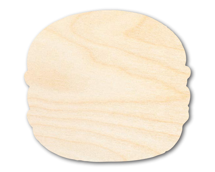 Unfinished Wood Macaron Shape | DIY Craft Cutout | up to 46" DIY
