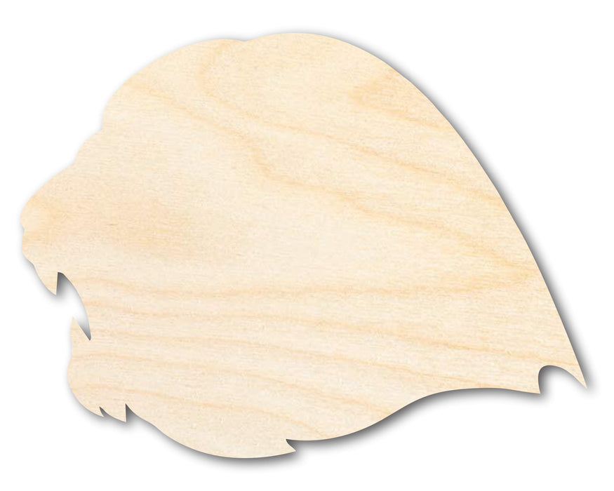 Unfinished Wood Lion Mascot Shape | DIY Craft Cutout | up to 46" DIY
