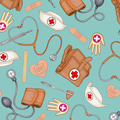 QT What The Dr Ordered 24926 Q Nursing Toss Aqua